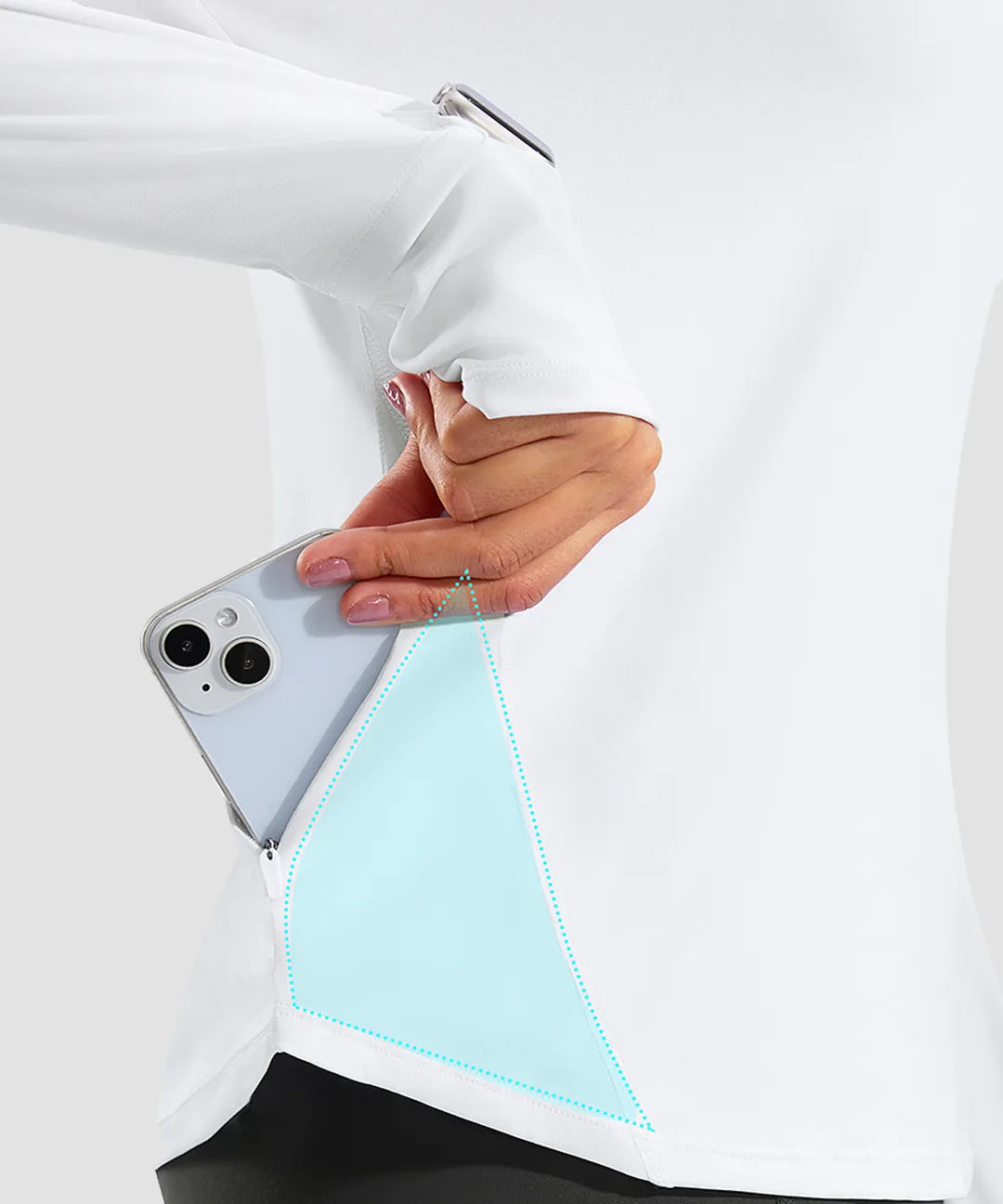 Dry Fit With Zipper Pocket Long Sleeve - Image 15