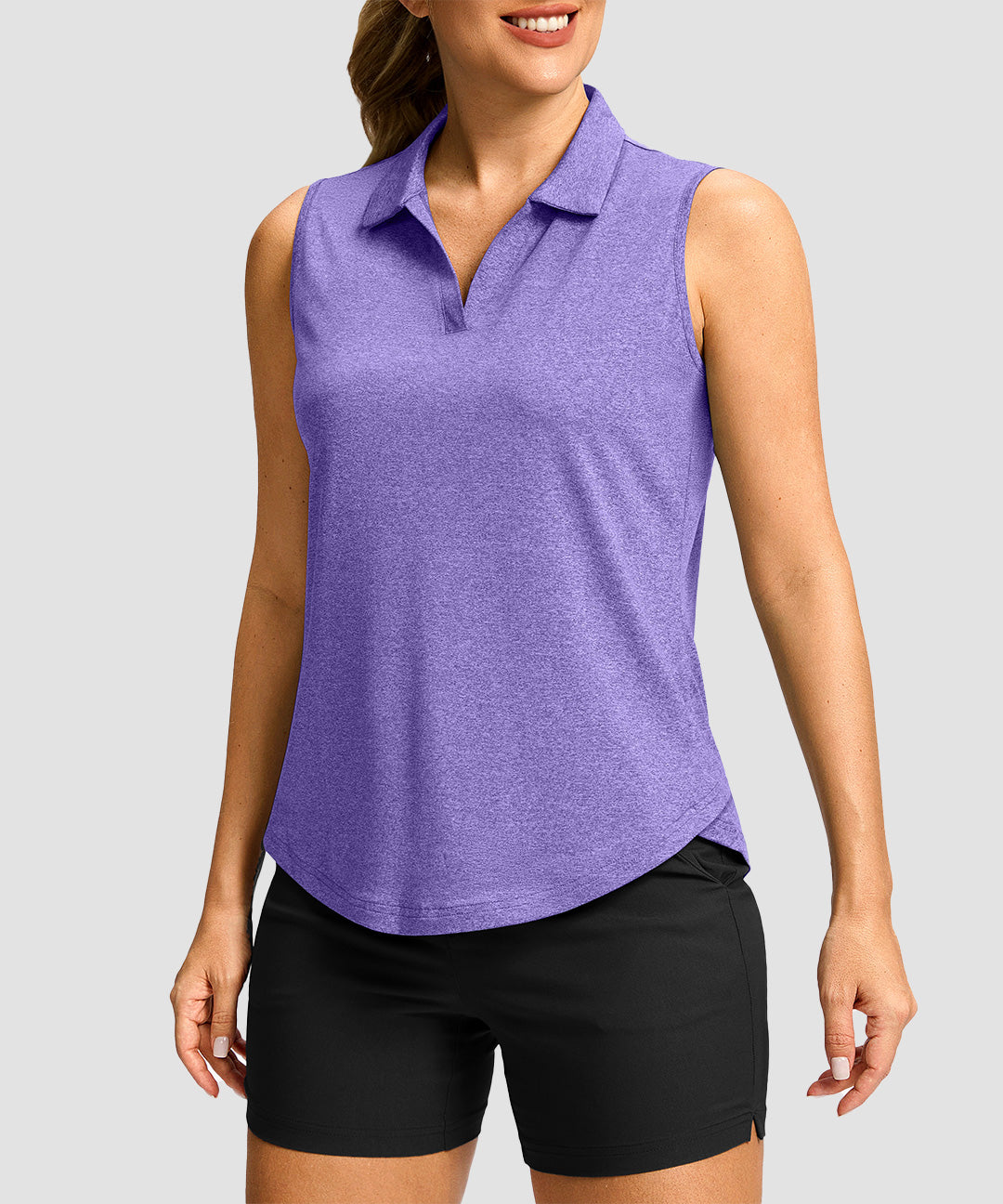 High-Low Polo Tank Top - Image 21