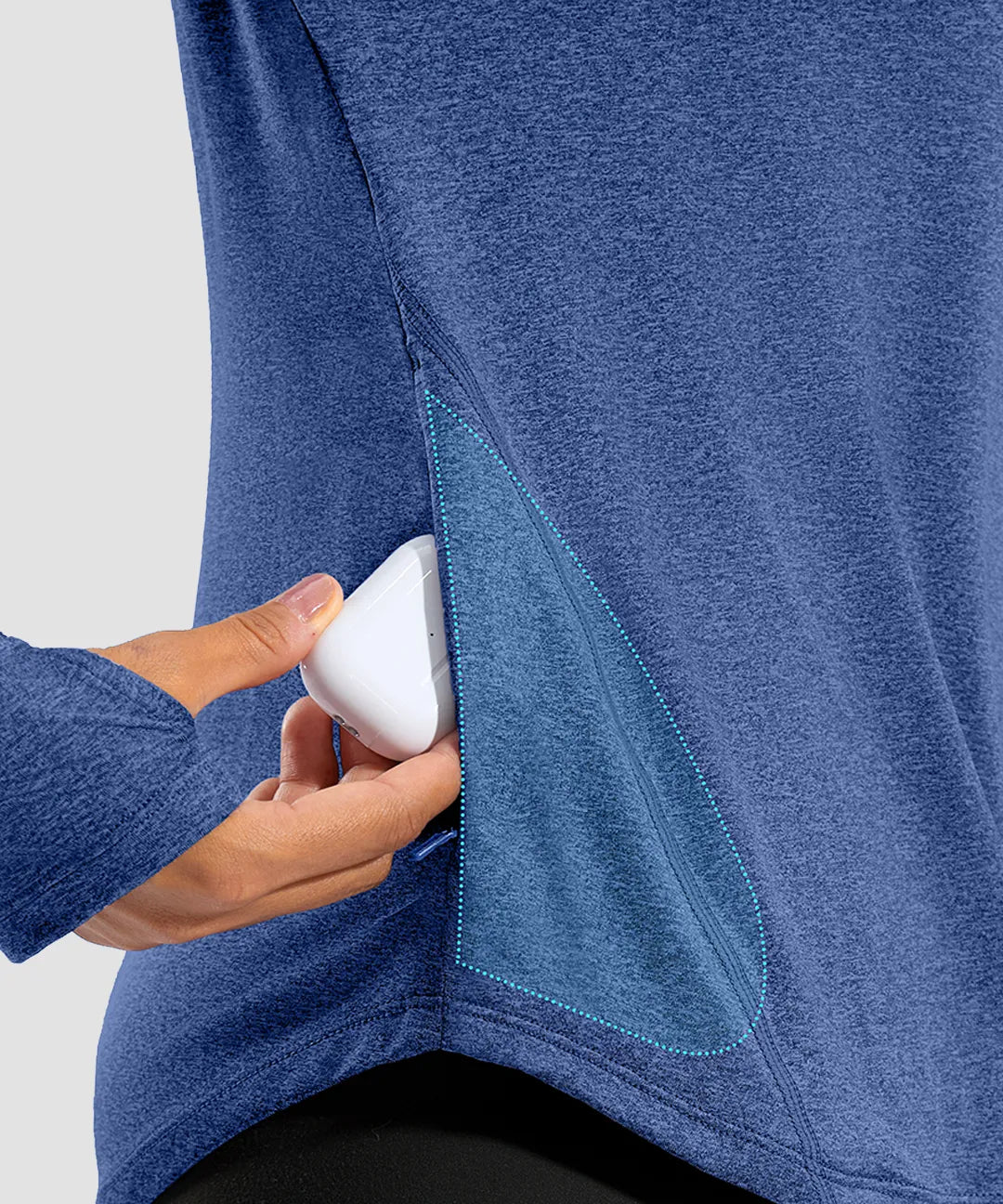 Dry Fit With Zipper Pocket Long Sleeve - Image 11