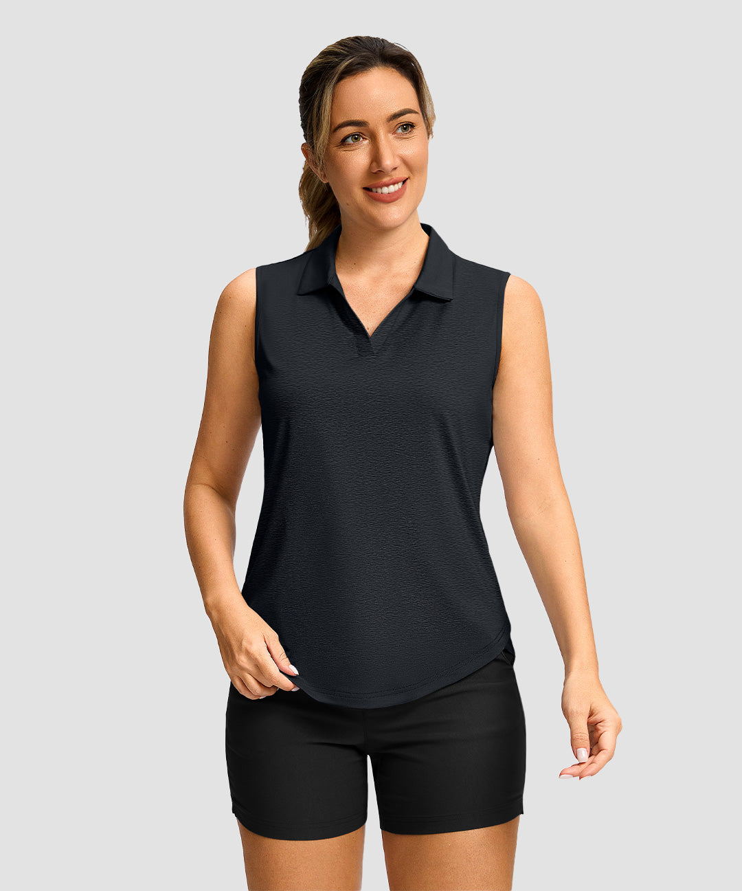 High-Low Polo Tank Top - Image 28