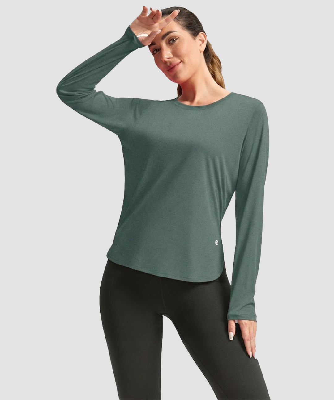 UV Protection Side Slit Long Sleeve - Image 9