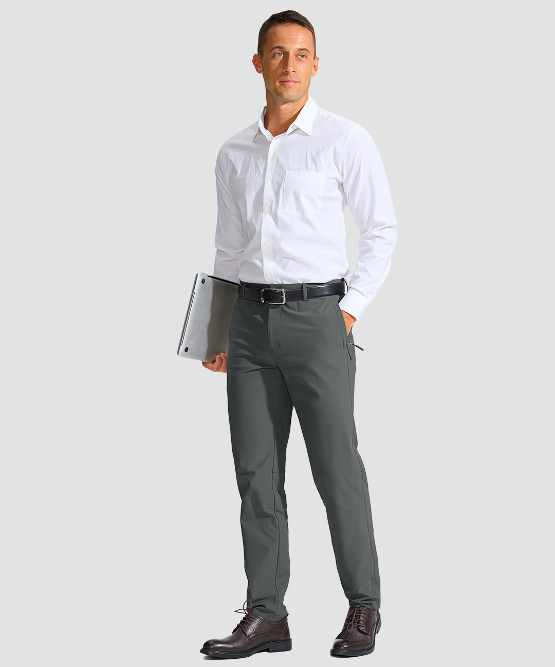 Button-up Zip Pocket Slim Fit Pant - Image 20