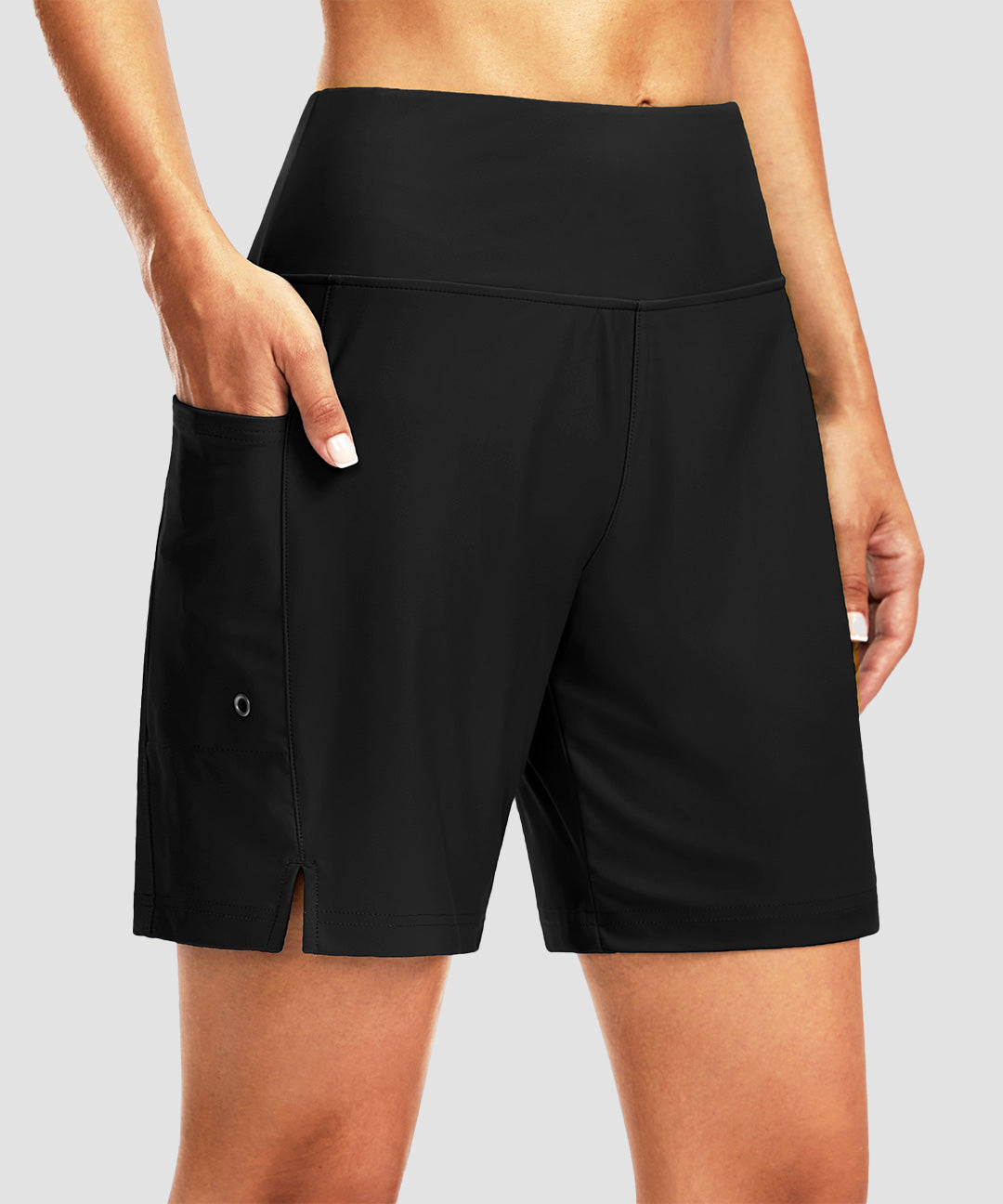 High Waist Lined Swim Short 7'' - Image 11