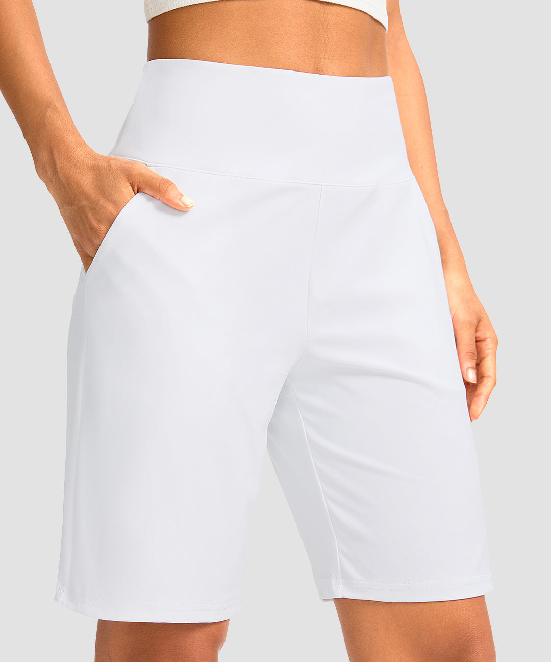 Elastic Waist Bermuda Shorts 5''/7''/9'' - Image 21