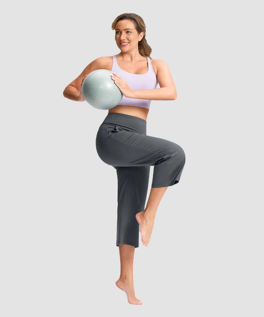 High Waist Wide Leg Capri - Image 30