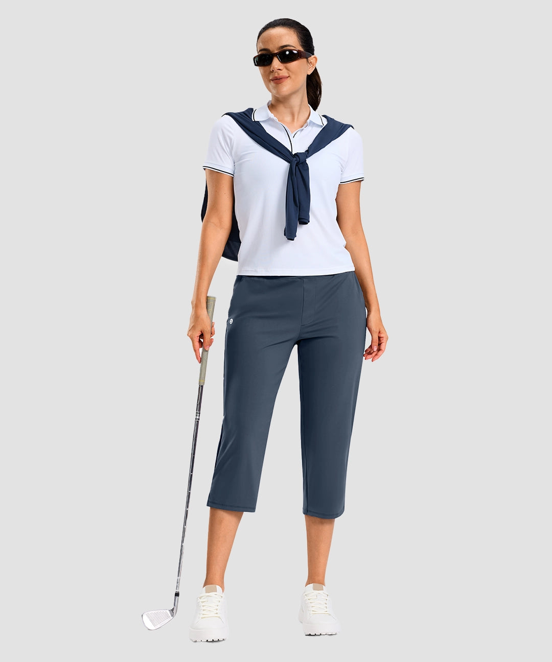 High Rise Golf Capri Pant - Image 4