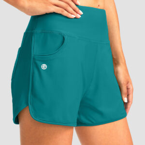 High Rise Slit With Pockets Short 3''/5''