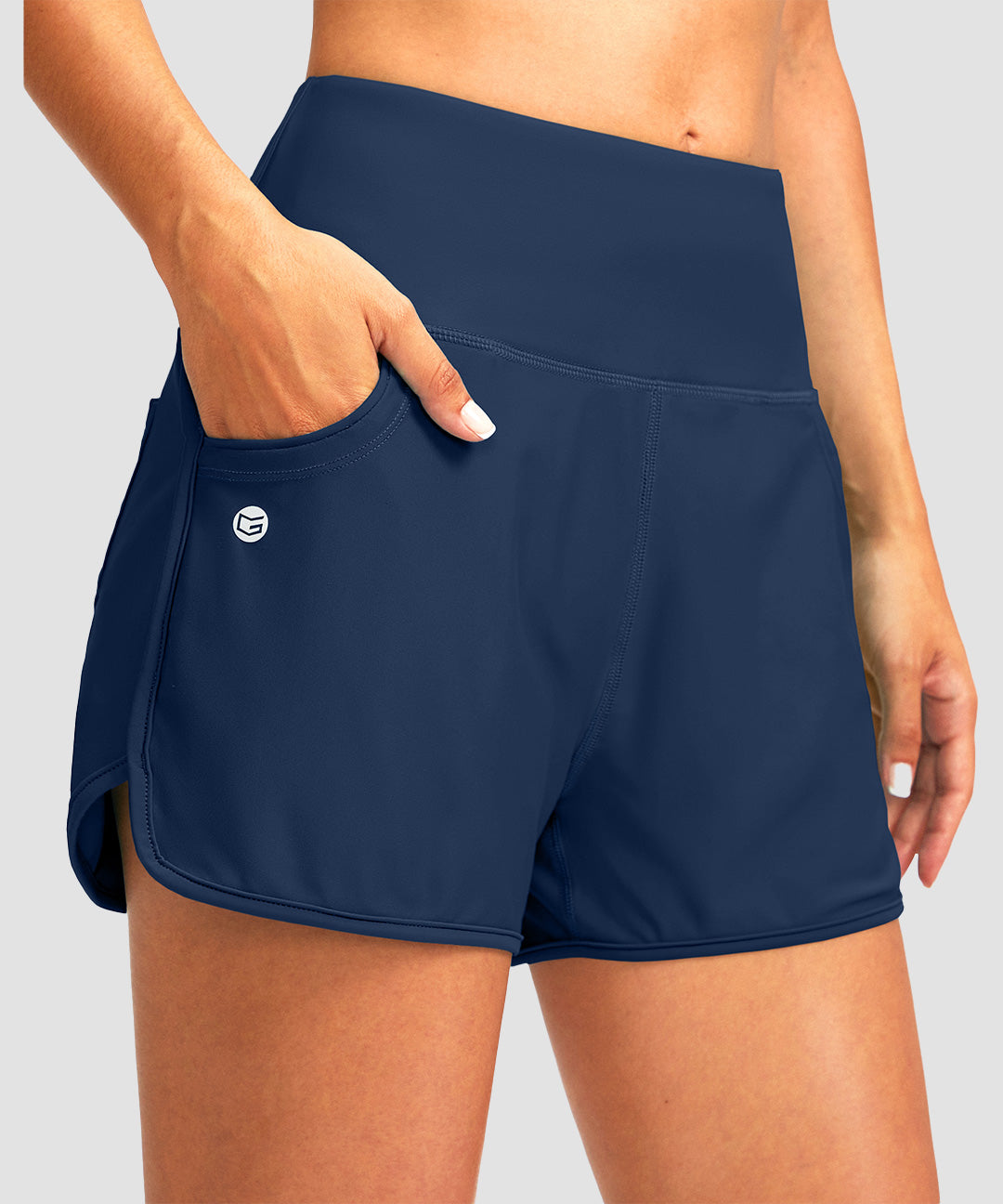 High Rise Slit With Pockets Short 3''/5'' - Image 19
