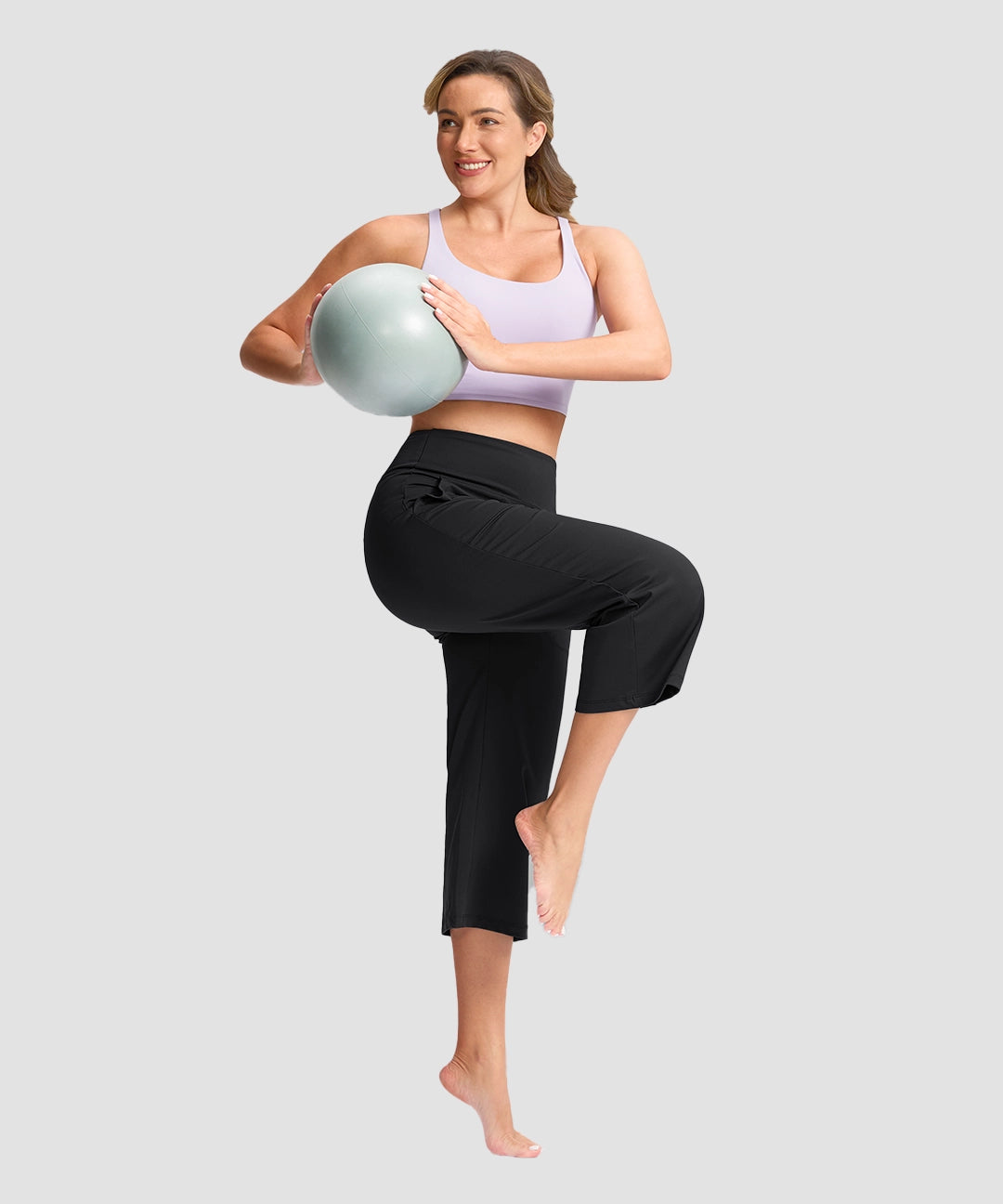 High Waist Wide Leg Capri - Image 18