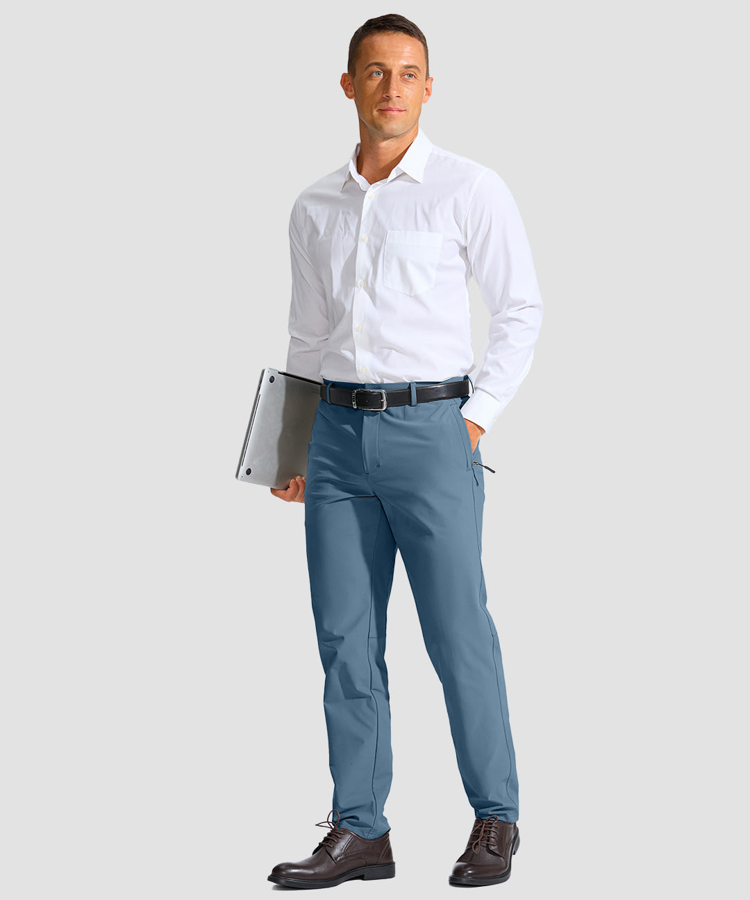 Button-up Zip Pocket Slim Fit Pant - Image 7