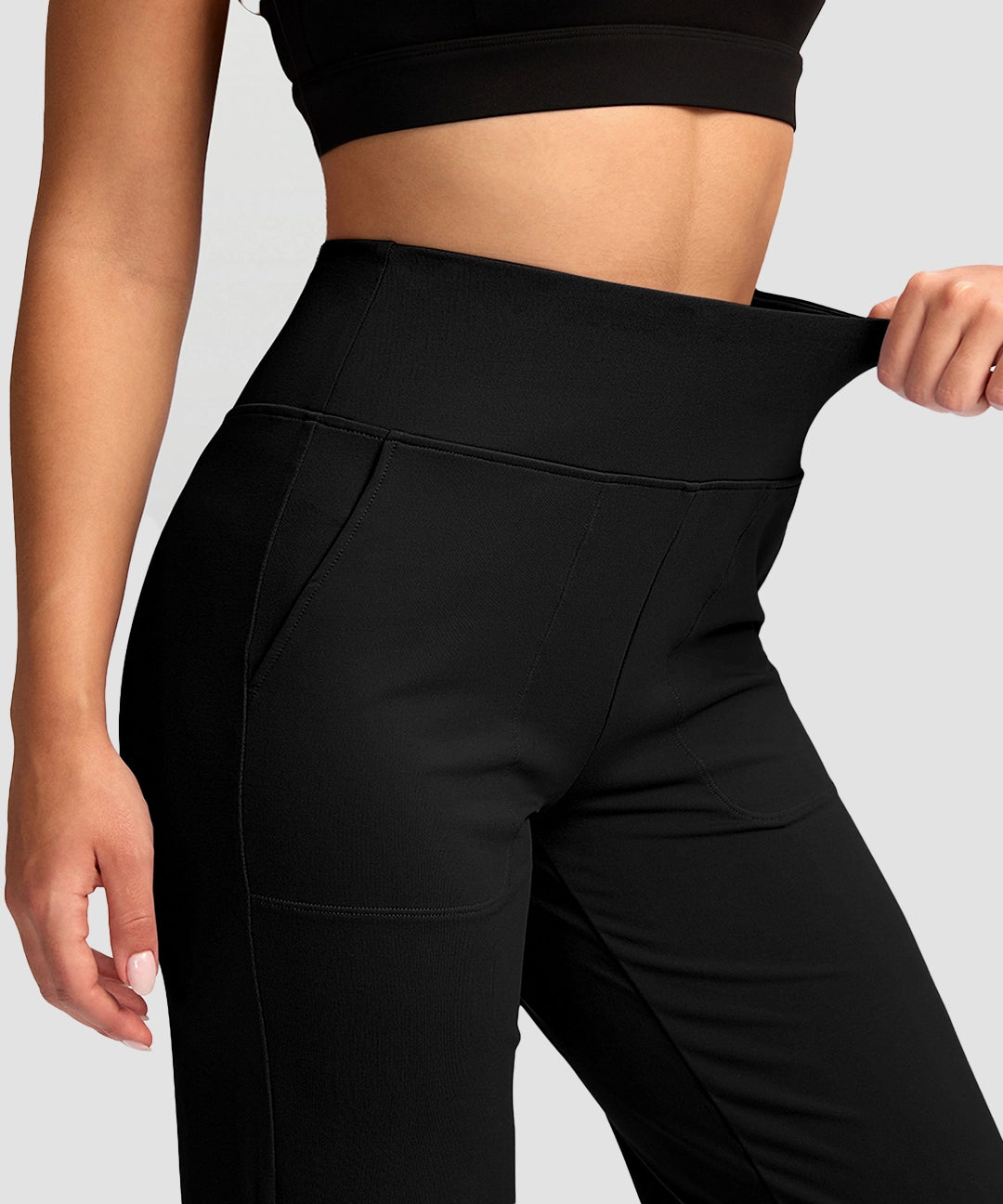 High Rise Wide Leg Yoga Pants - Image 7