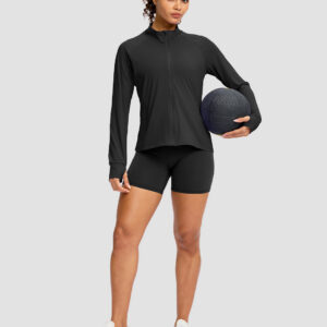 UV Protection Zip Up 4 Pockets Jacket