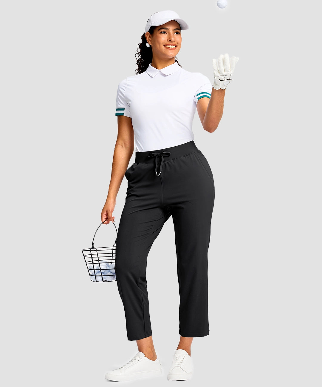 Drawstring With Pockets Ankle Pant - Image 8