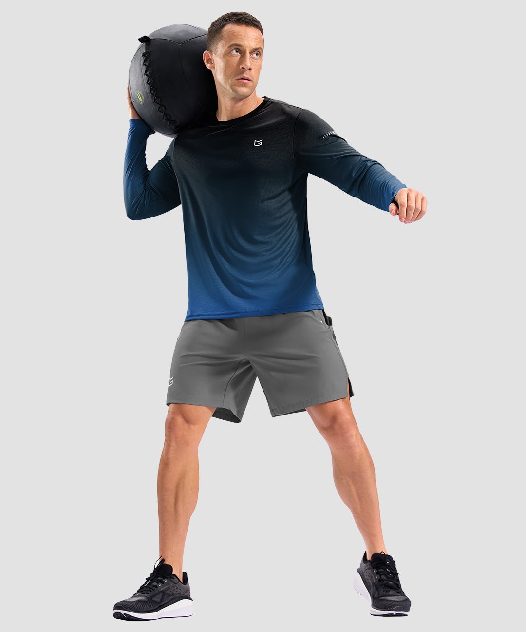 UV Protection Grid-textured Long Sleeve - Image 15