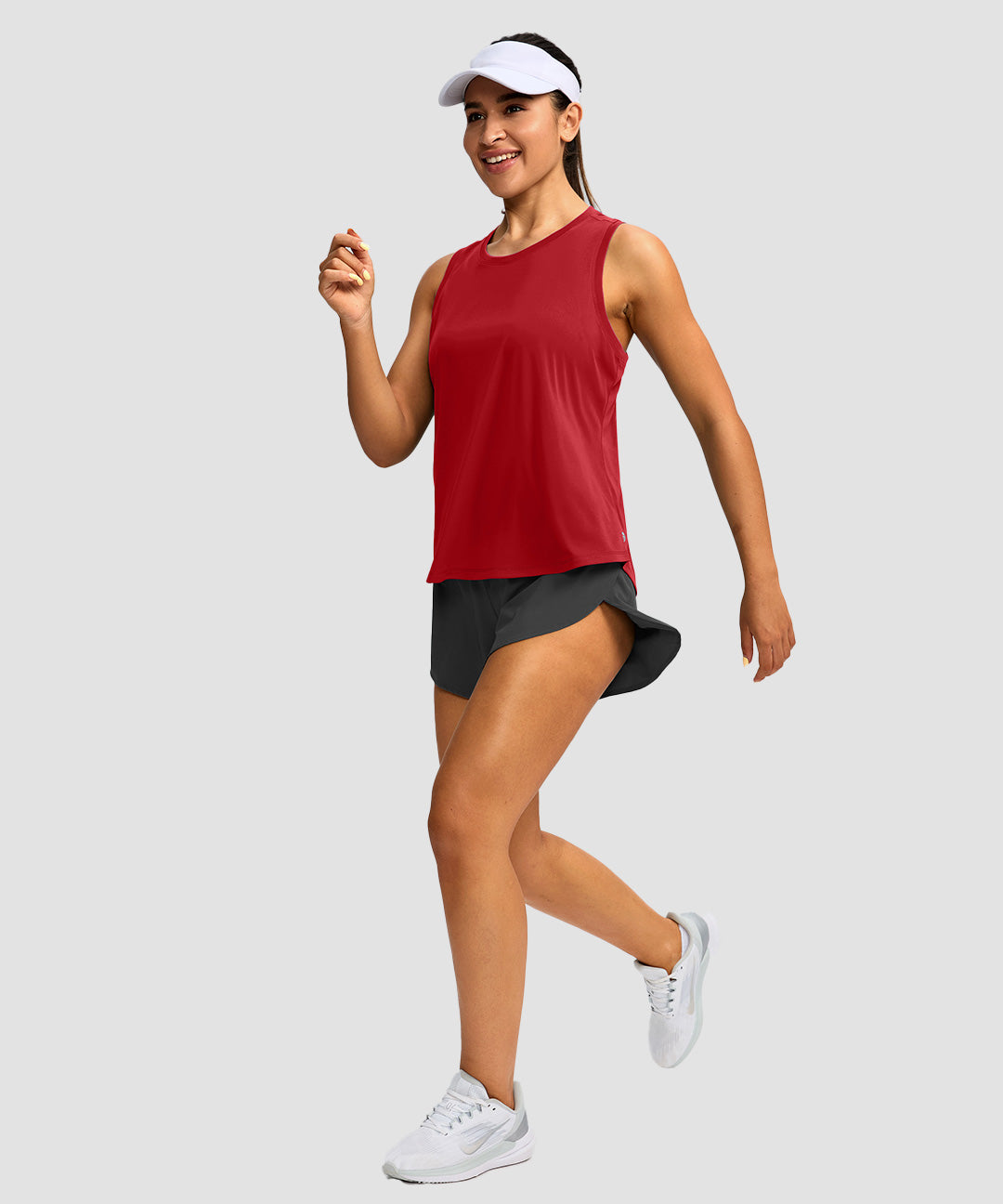 Loose Fit Racerback Tank Top - Image 23