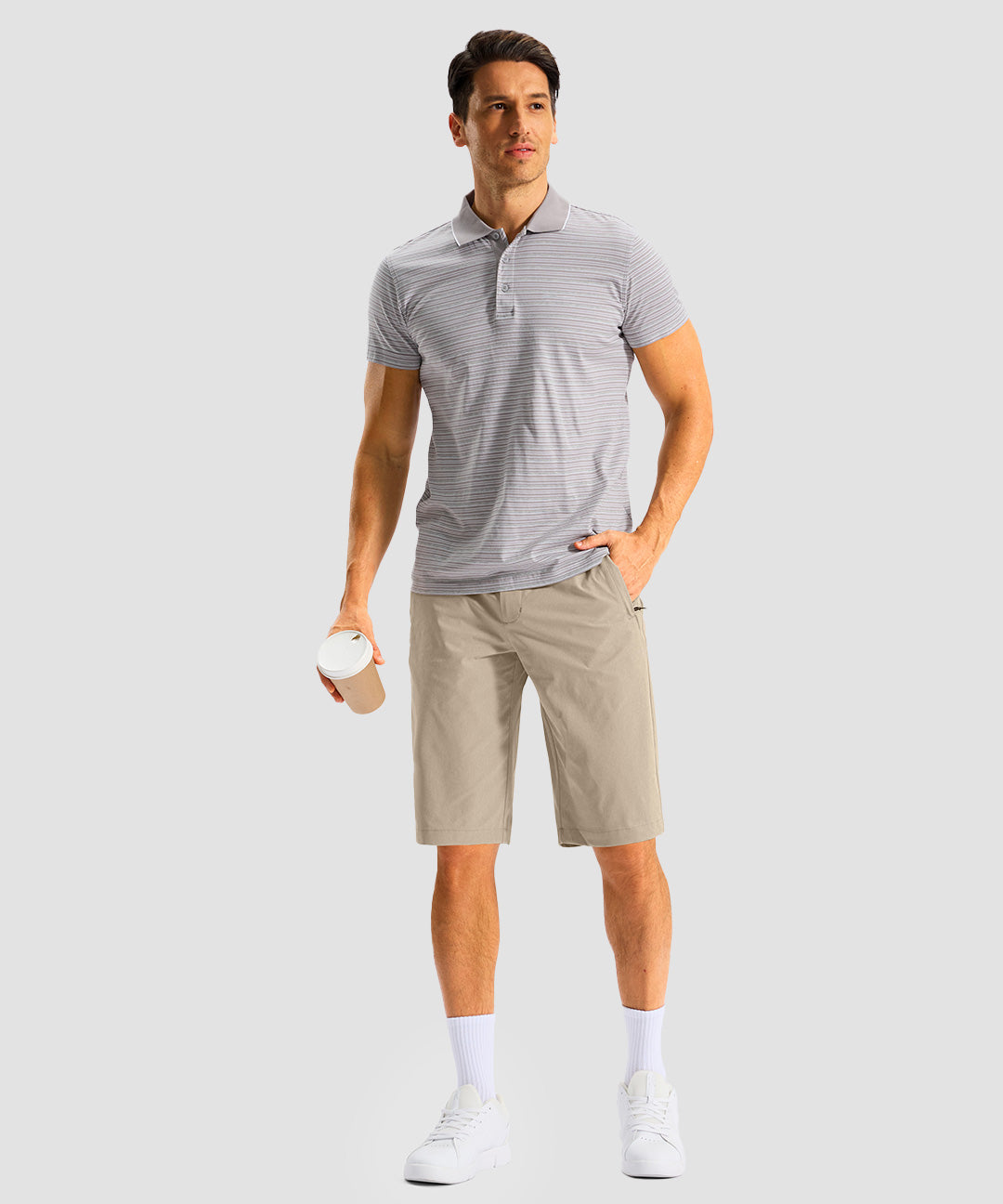Lightweight Button-up Golf Short 11'' - Image 7