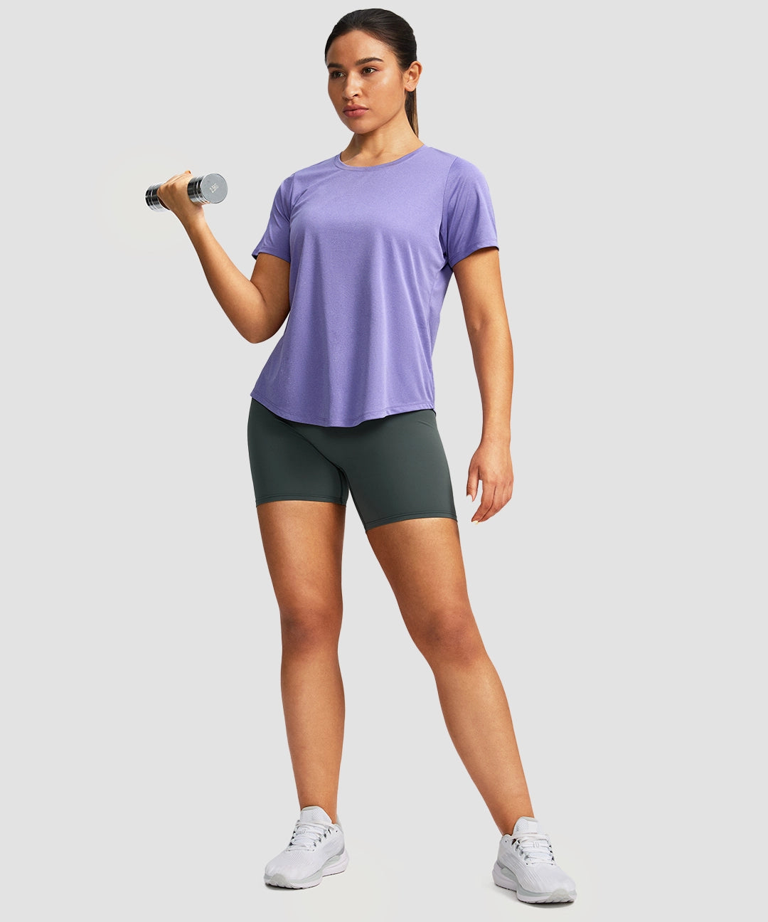 Crew Neck Curved-Hem Sun Tee - Image 28