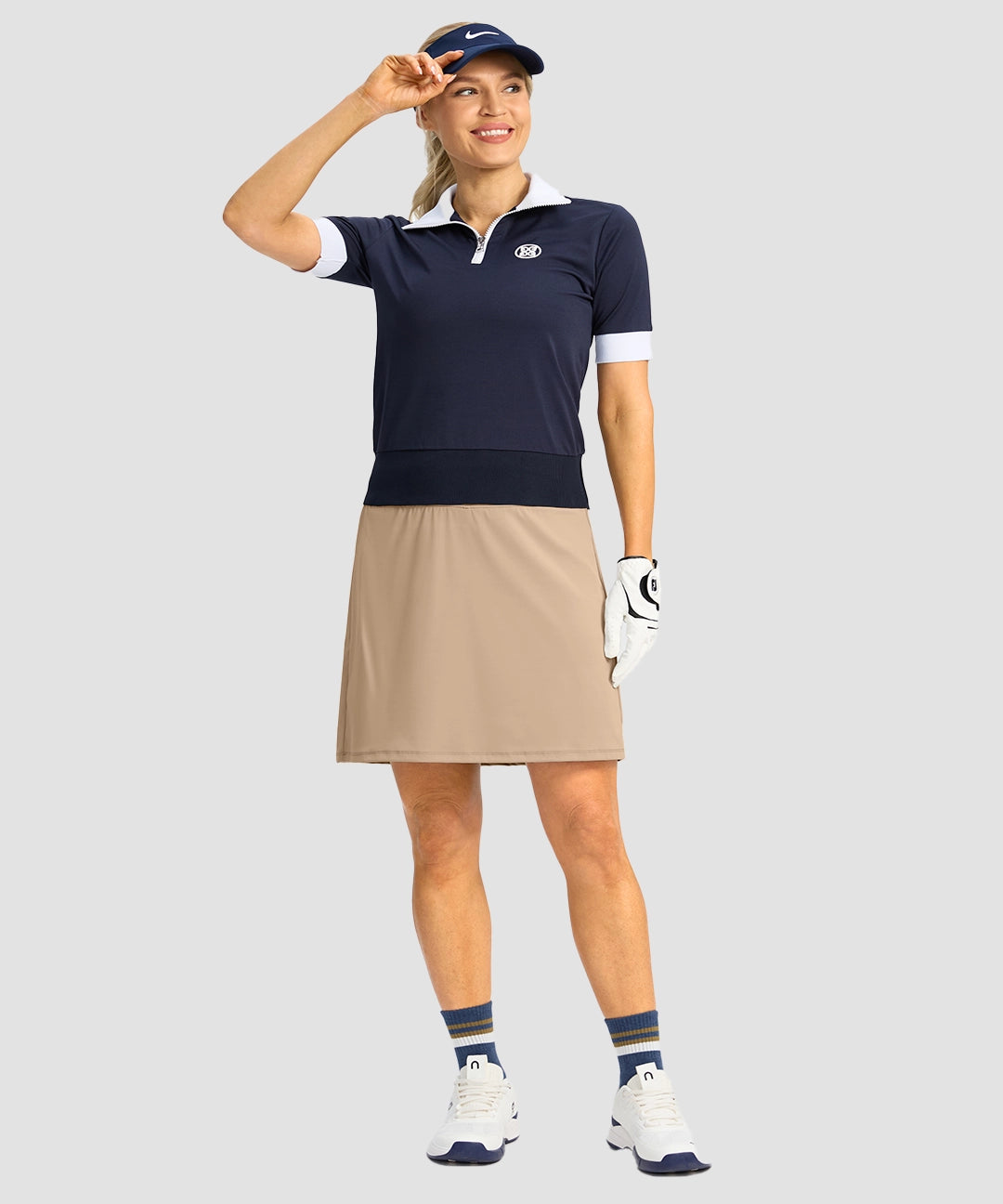 Mesh-Lined Long Golf Skirt - Image 20