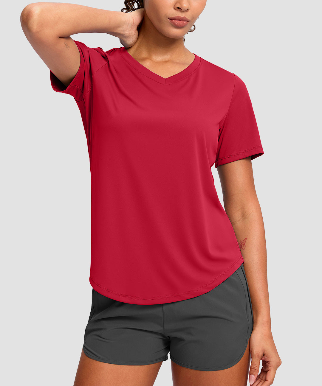 UV Protection V Neck Short Sleeve - Image 7