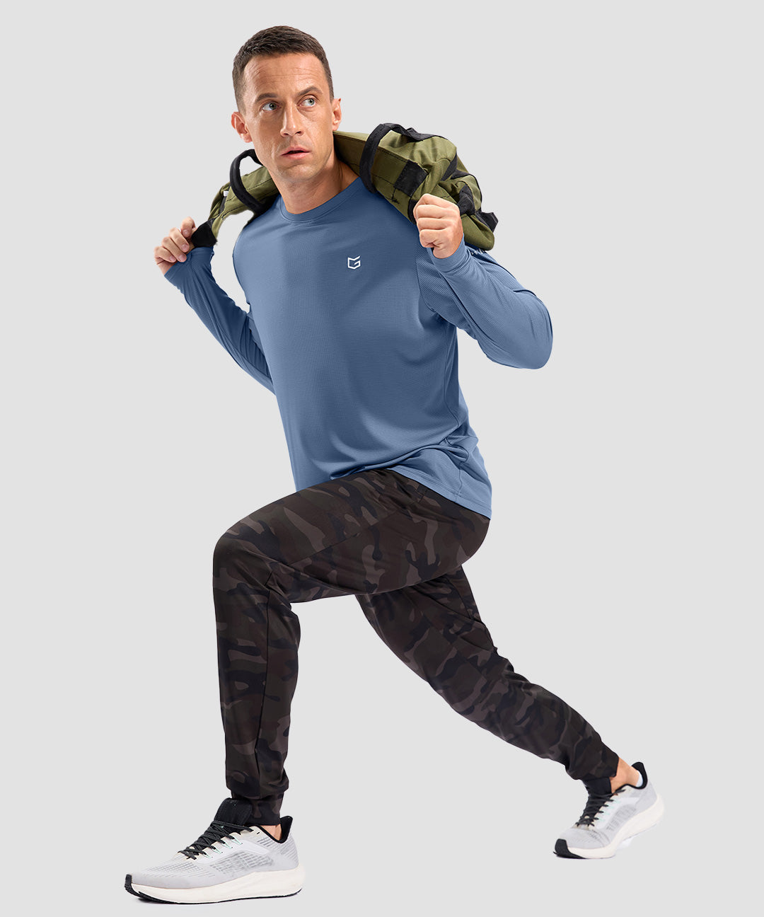 UV Protection Grid-textured Long Sleeve - Image 27