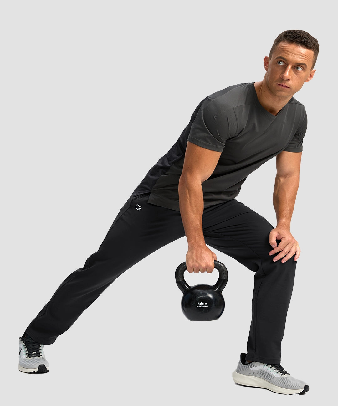 Fleece-Lined Zip Pockets Stretch Sweatpants - Image 8
