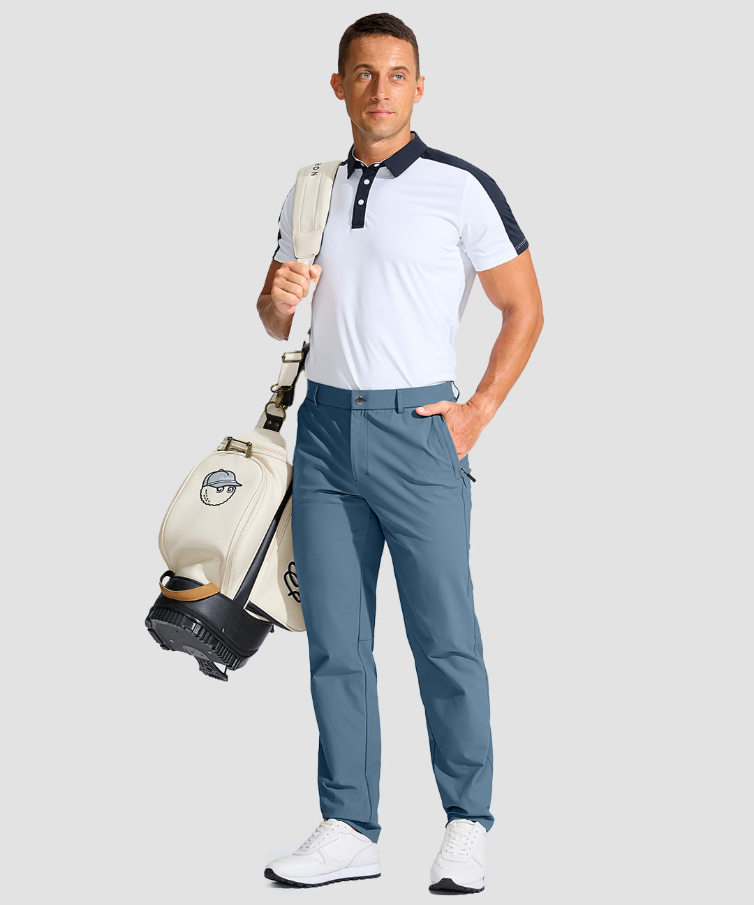 Button-up Zip Pocket Slim Fit Pant - Image 8