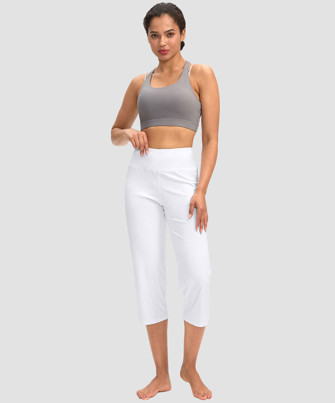 High Waist Straight Capri - Image 12