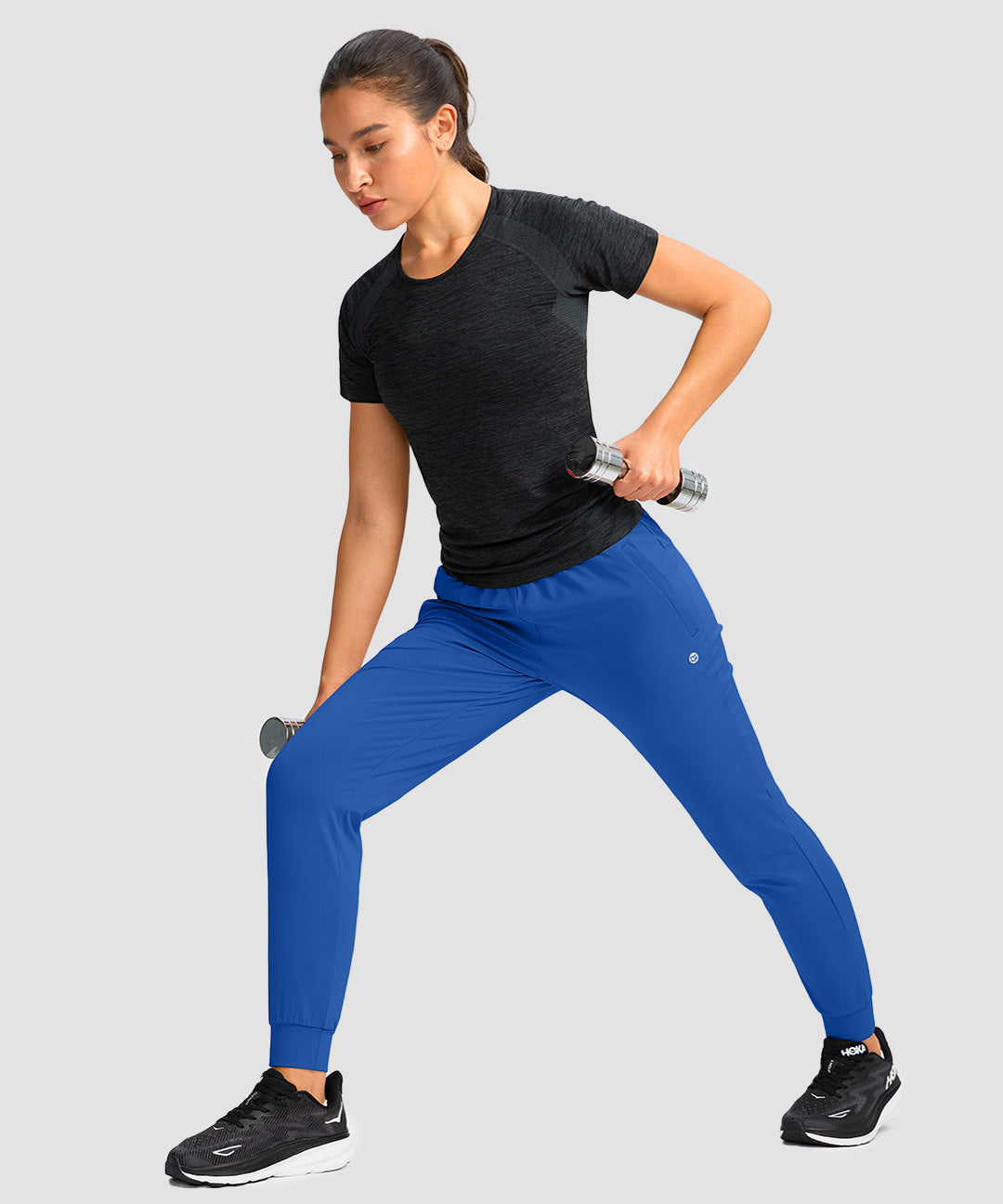 Elastic Waist Zip Pockets Jogger - Image 16