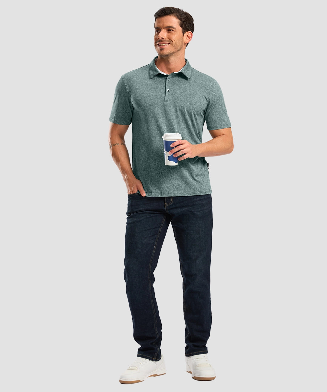 G-DryKit™ UV Protection Heather Polo - Image 16