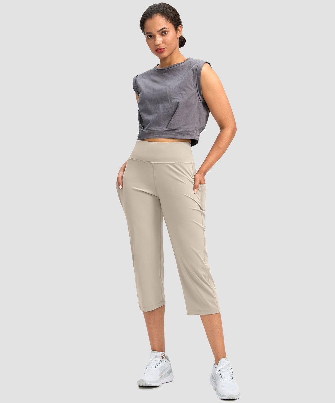 High Waist Straight Capri - Image 28