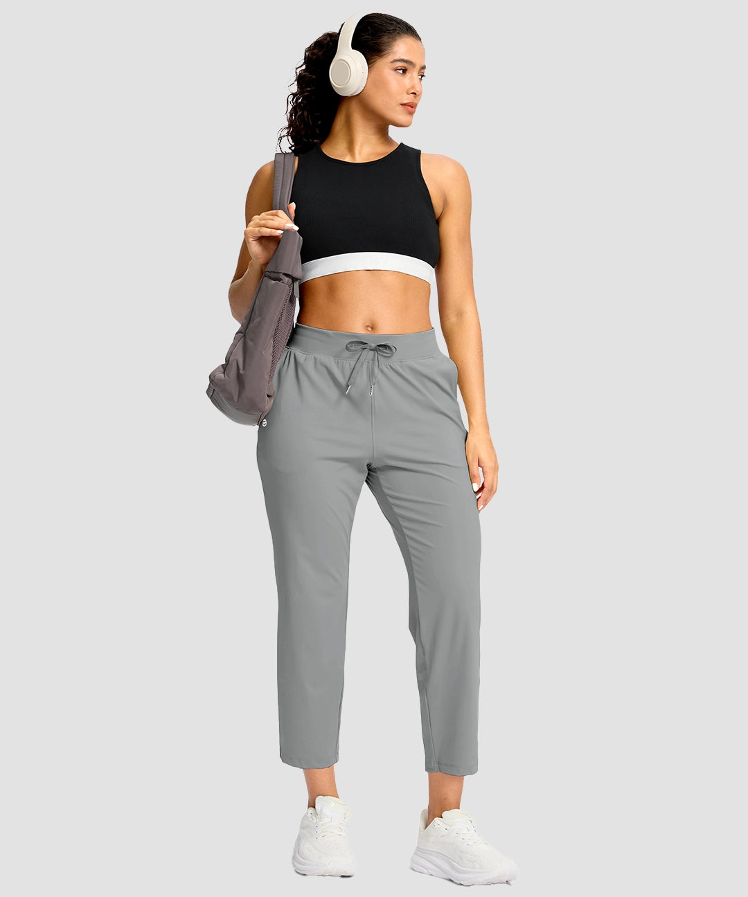 Drawstring With Pockets Ankle Pant - Image 20
