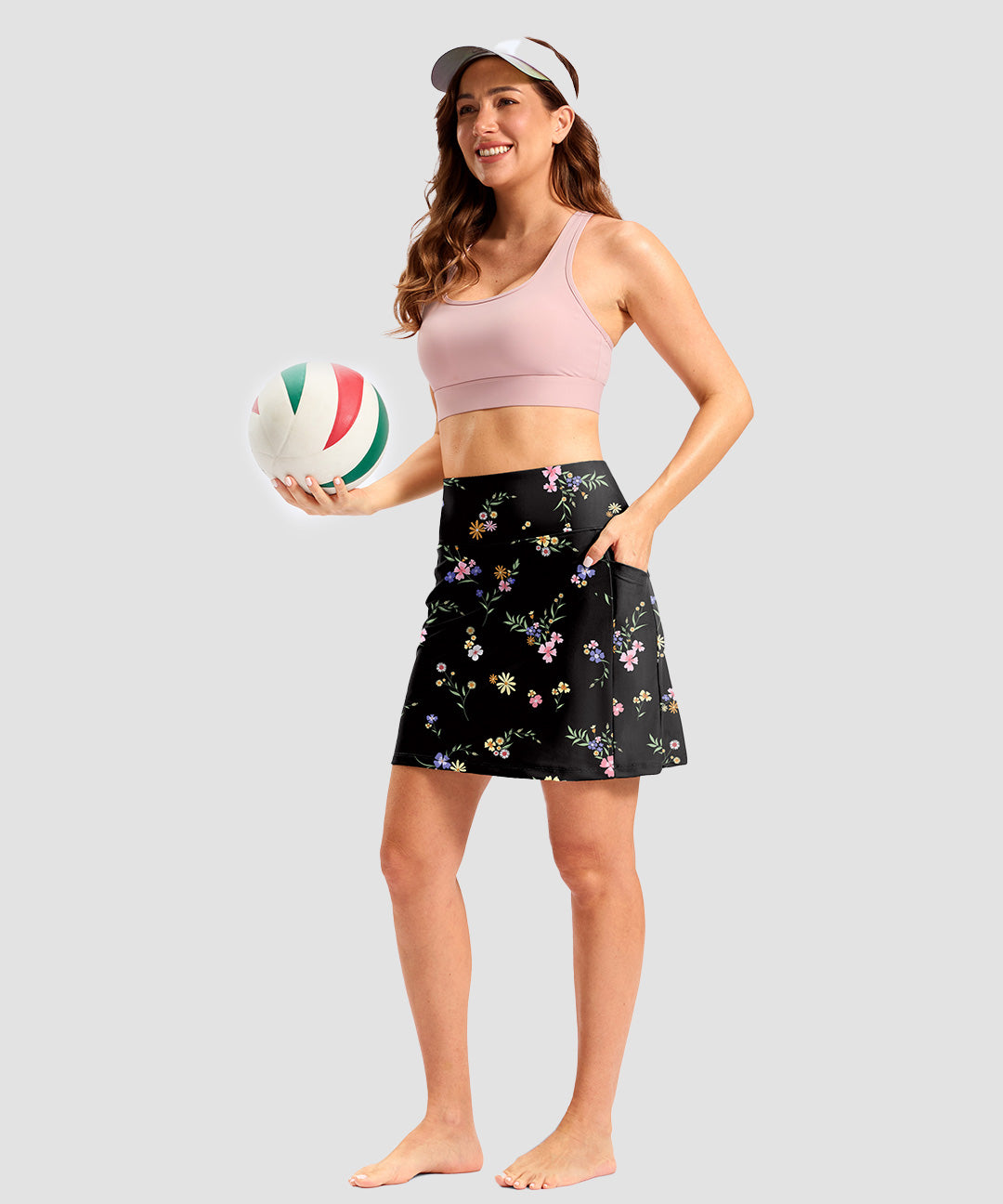 High Waist Lined Swim Skirt - Image 23