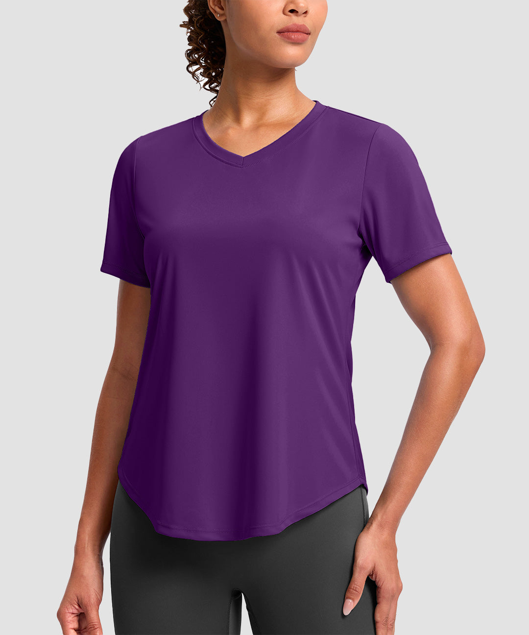 UV Protection V Neck Short Sleeve - Image 30