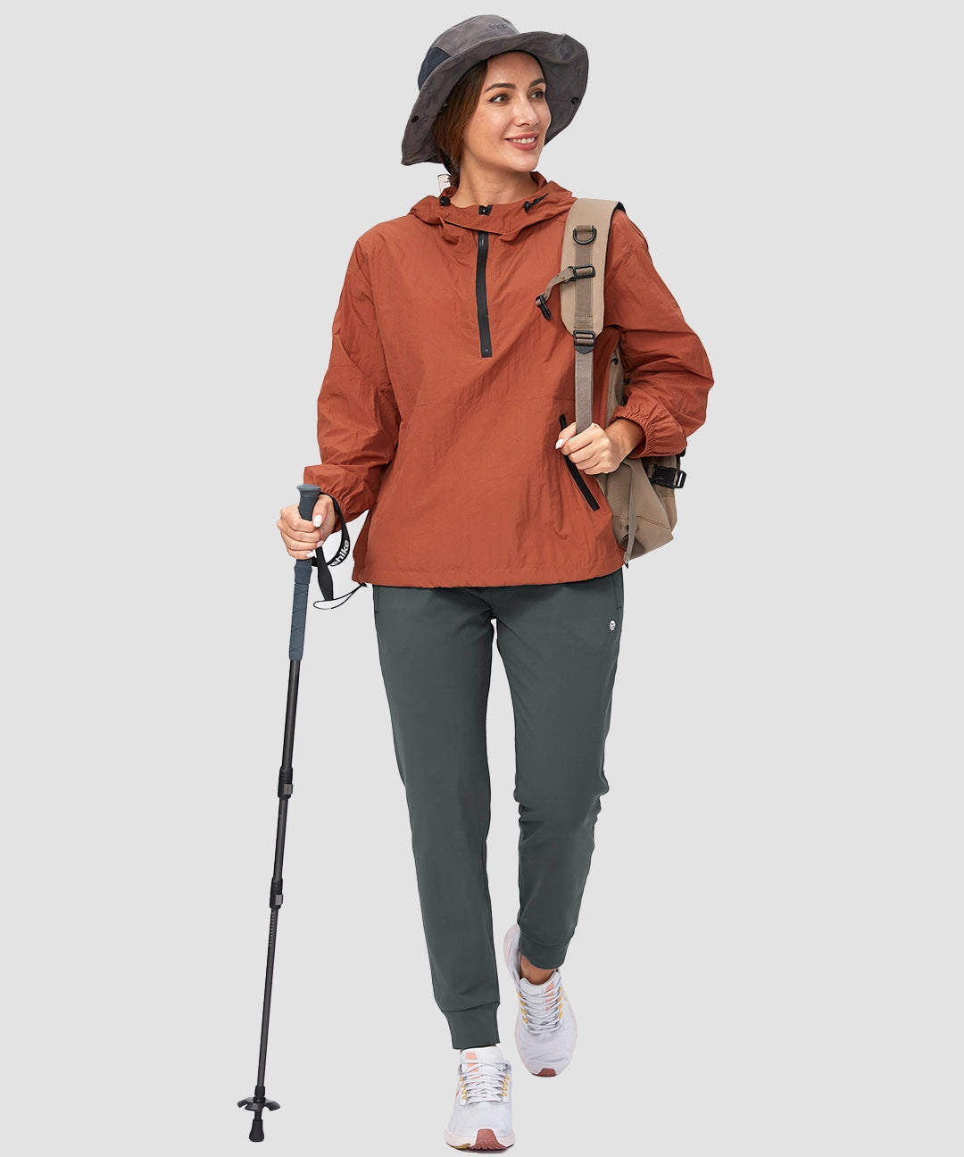 High Rise Fleece-Lined Jogger - Image 12