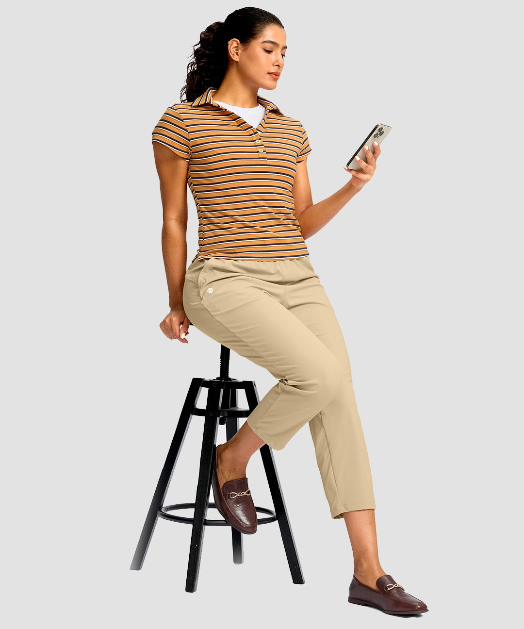 Drawstring With Pockets Ankle Pant - Image 28