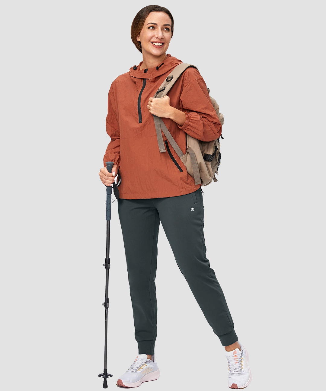 High Rise Fleece-Lined Jogger - Image 15