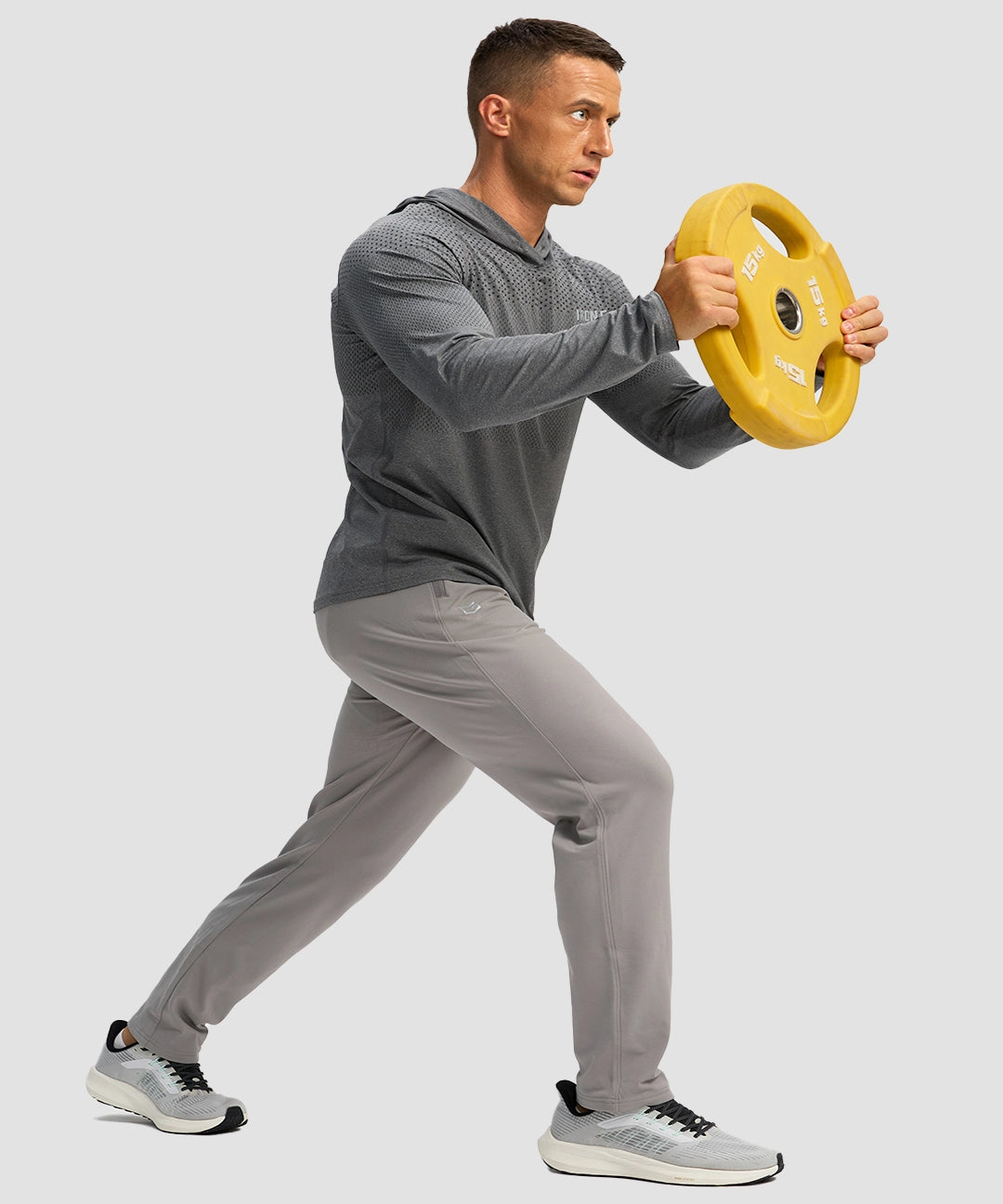 Fleece-Lined Zip Pockets Stretch Sweatpants - Image 22