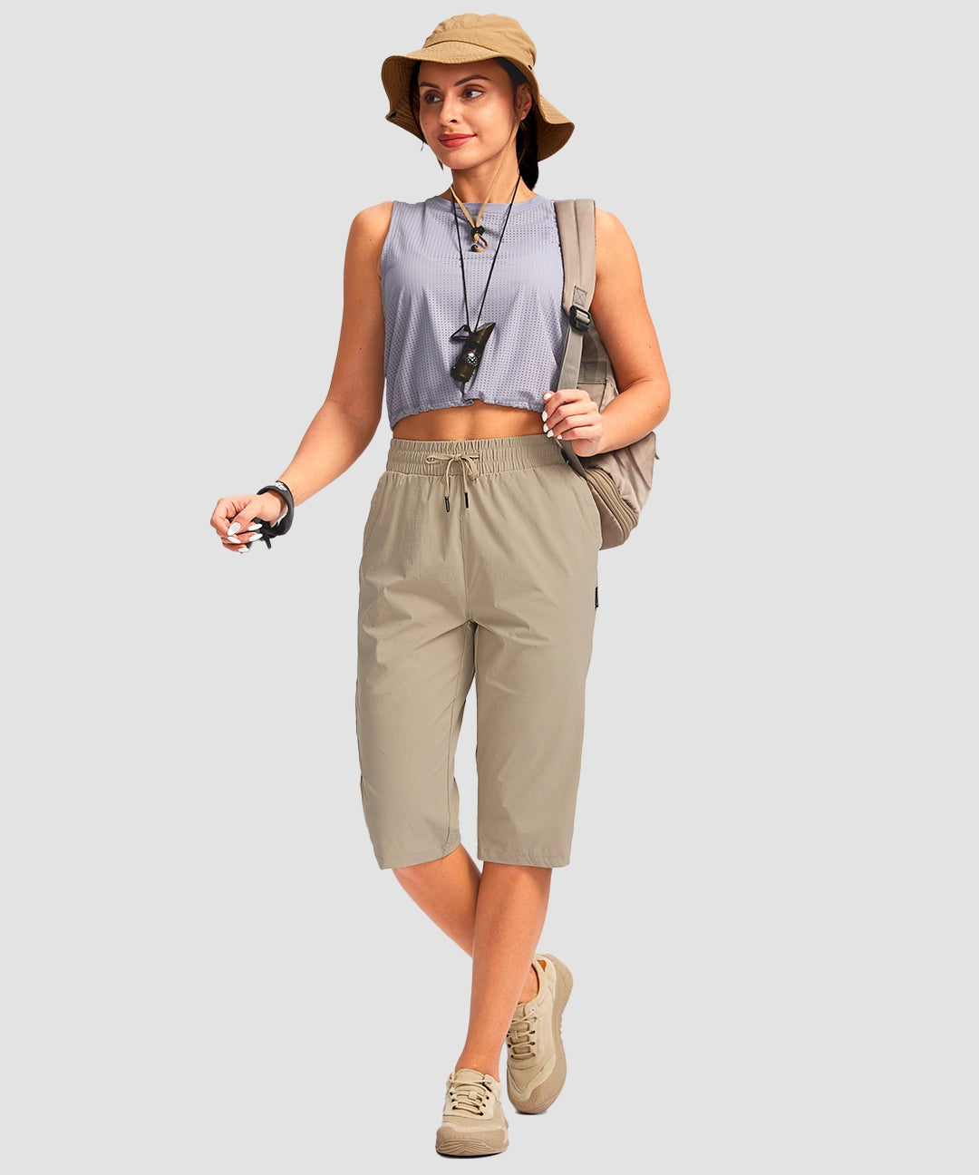 G-DryKit™ Drawstring Cargo Capri - Image 4