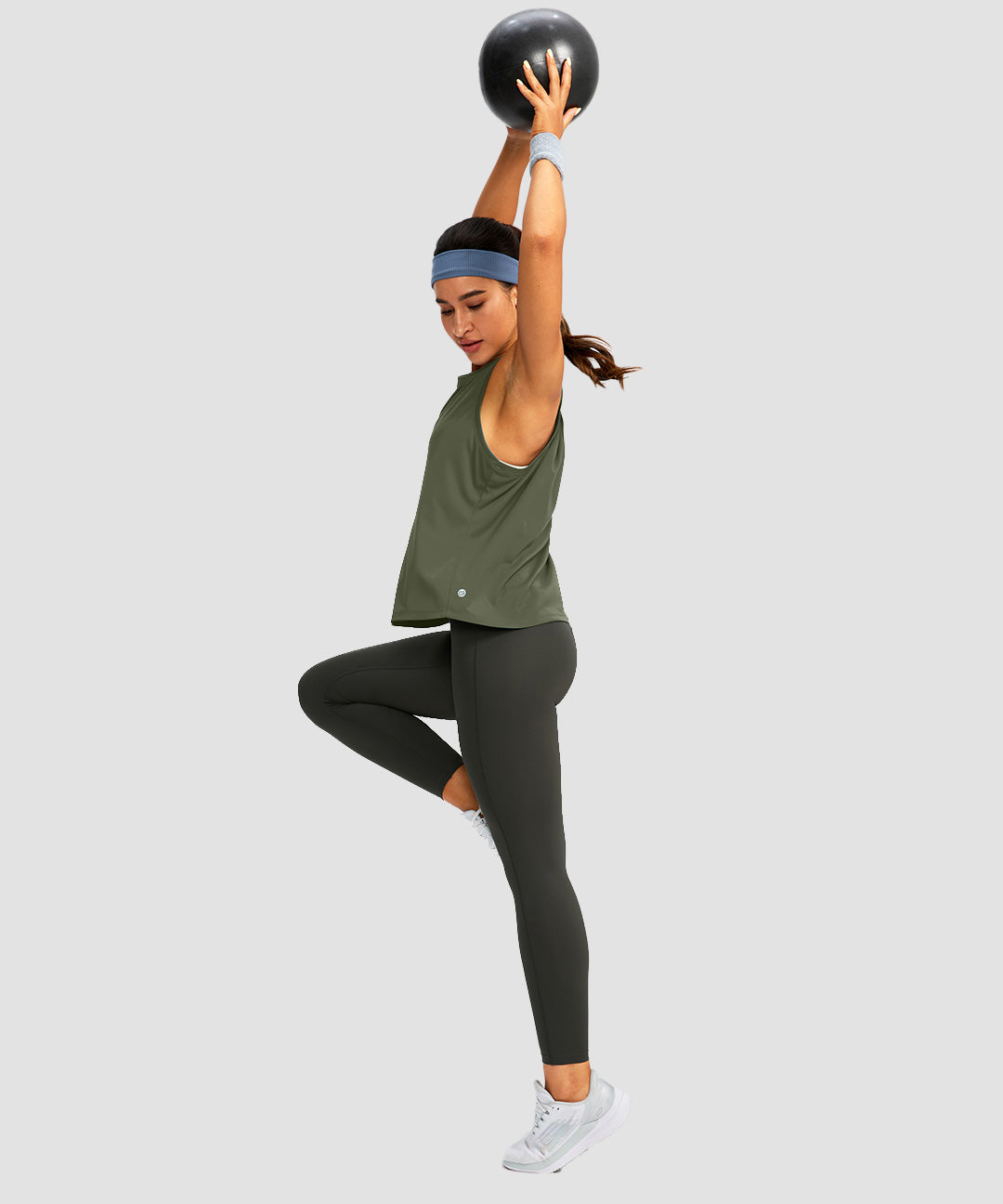 Loose Fit Racerback Tank Top - Image 13