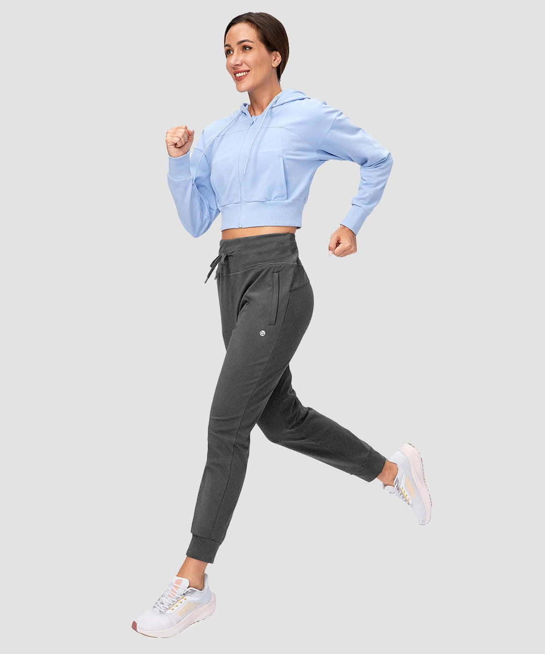 High Rise Fleece-Lined Jogger - Image 3