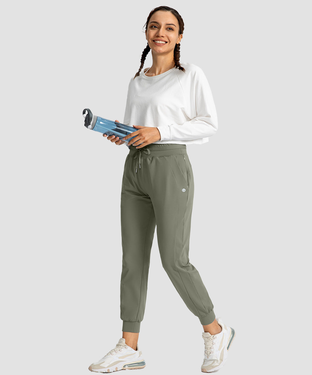 Drawstring 4 Zip Pockets Jogger - Image 20