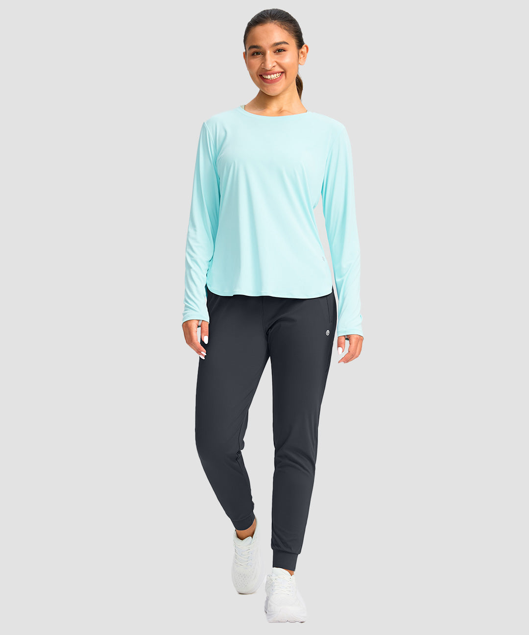 Elastic Waist Zip Pockets Jogger - Image 28