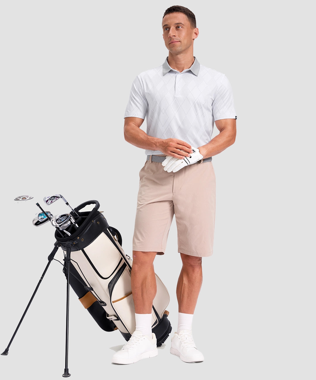Sun Protection Printed Golf Polo - Image 8