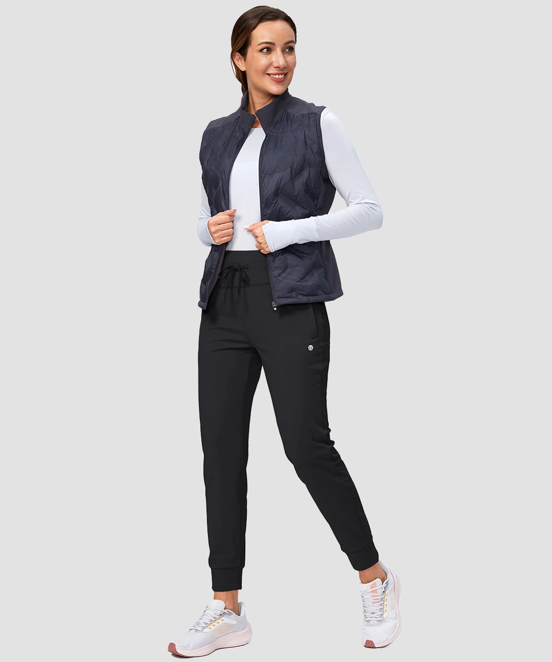 High Rise Fleece-Lined Jogger - Image 6