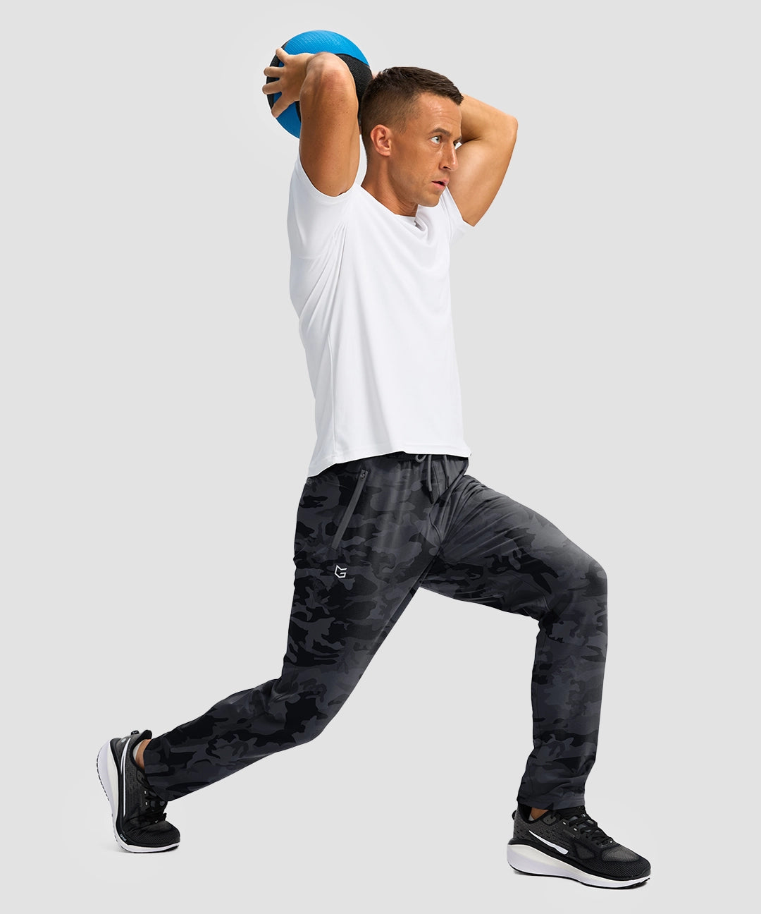 Fleece-Lined Zip Pockets Stretch Sweatpants - Image 19