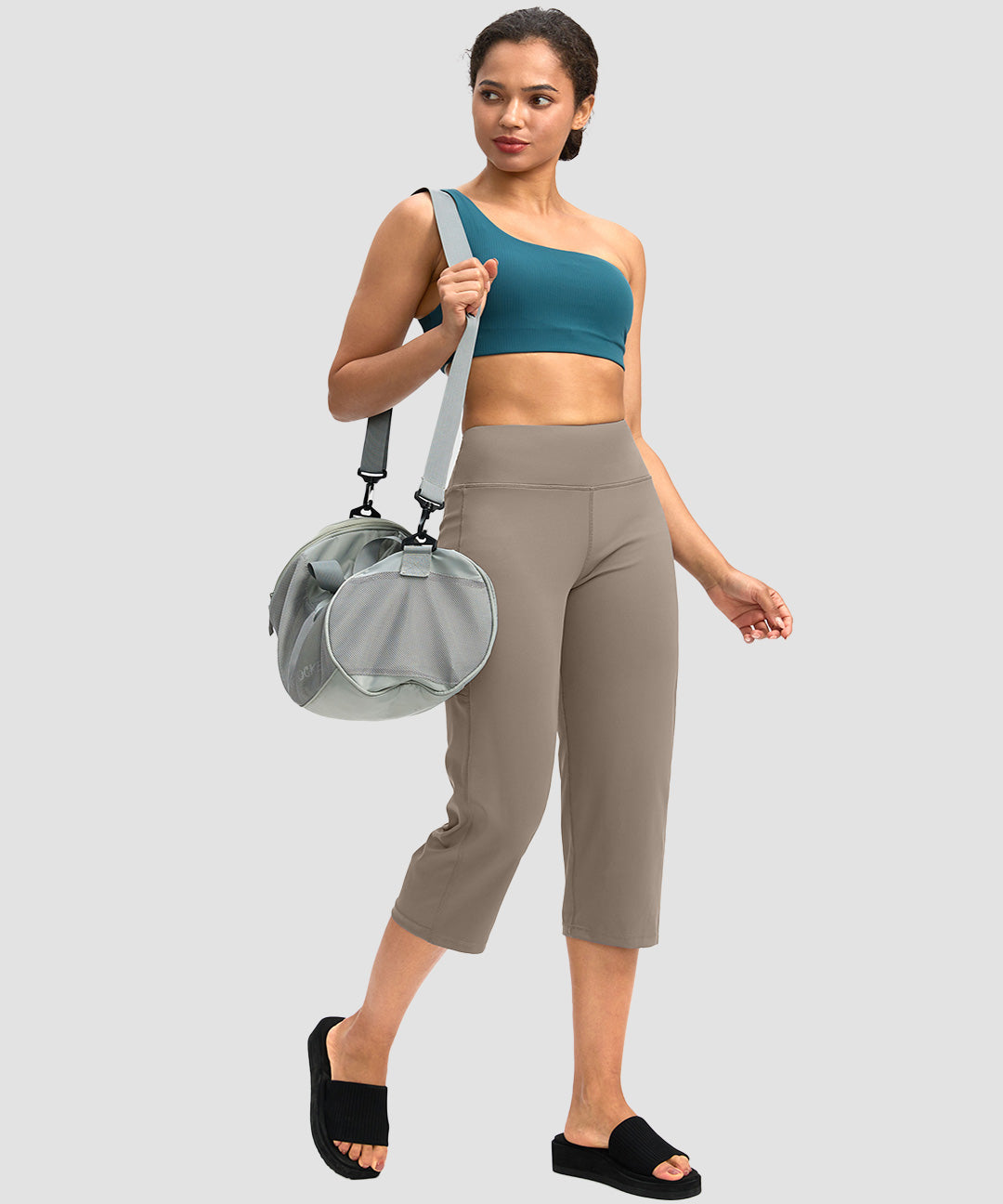 High Waist Straight Capri - Image 24