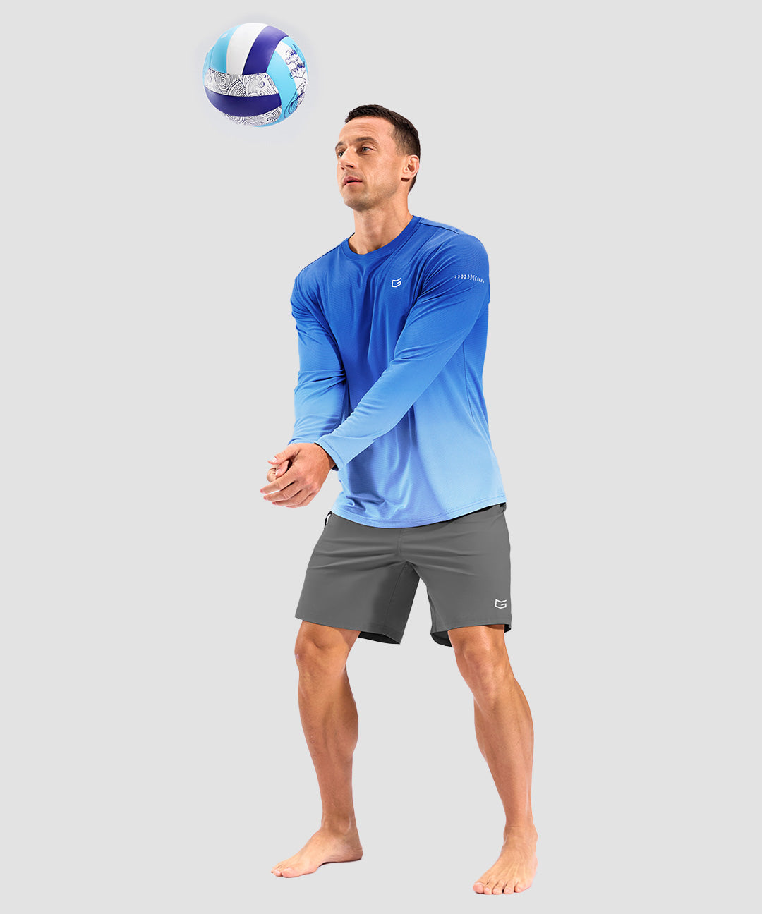 UV Protection Grid-textured Long Sleeve - Image 17