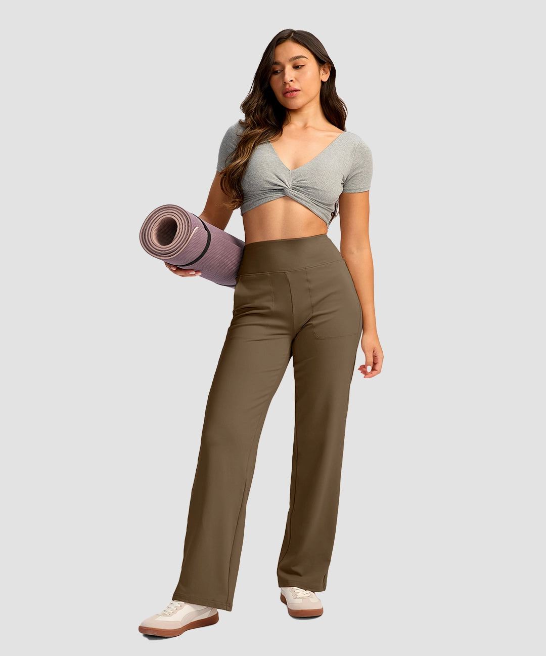 High Rise Wide Leg Yoga Pants - Image 28