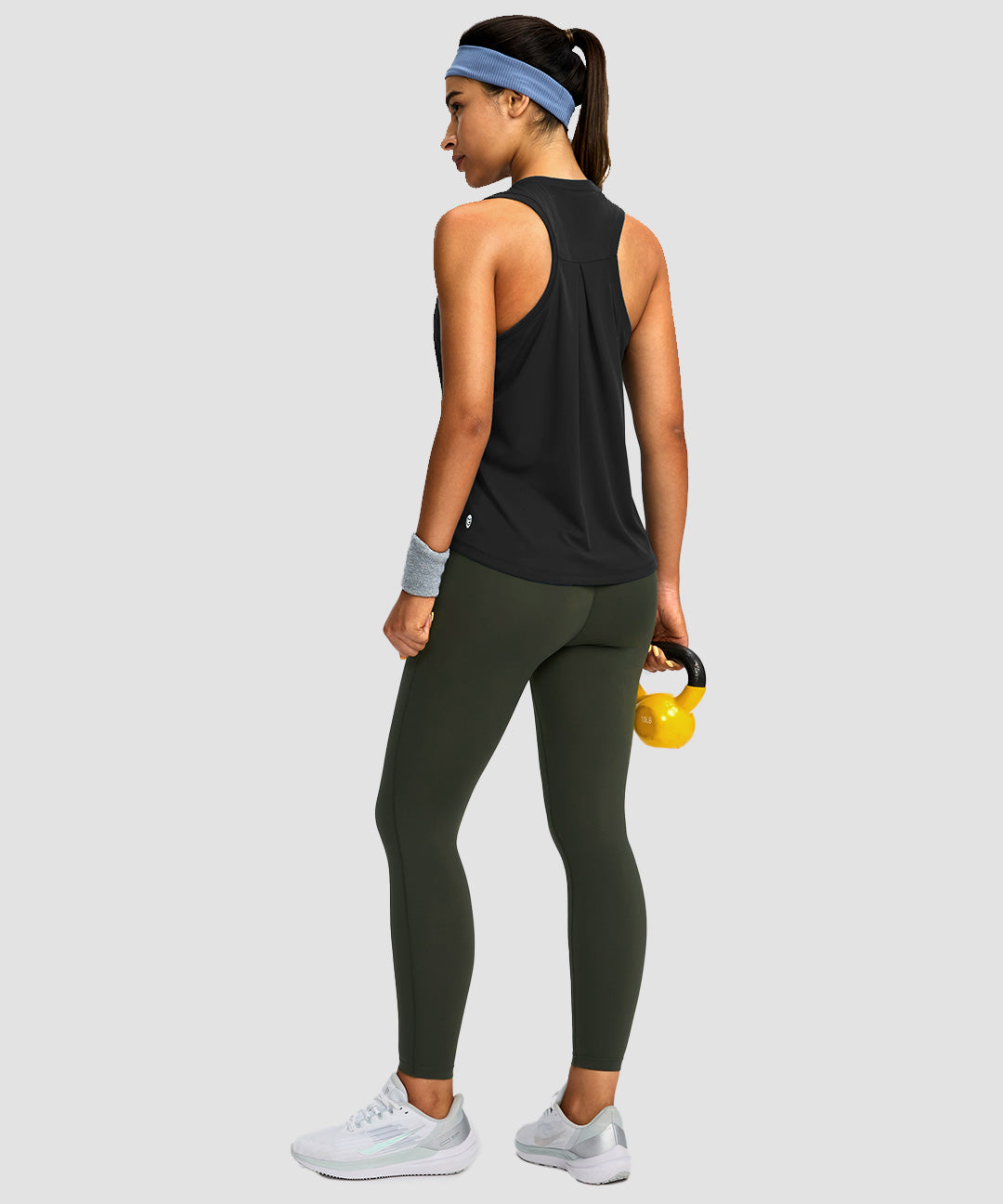 Loose Fit Racerback Tank Top - Image 18