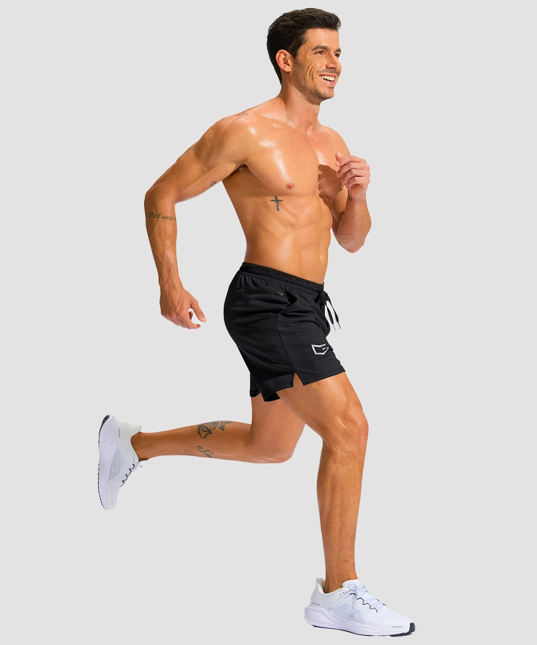 Mesh Split-Leg Zip Pockets Short 5''/7'' - Image 12